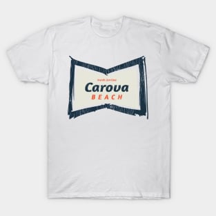 Carova, NC Summertime Vacationing Bowtie Sign T-Shirt